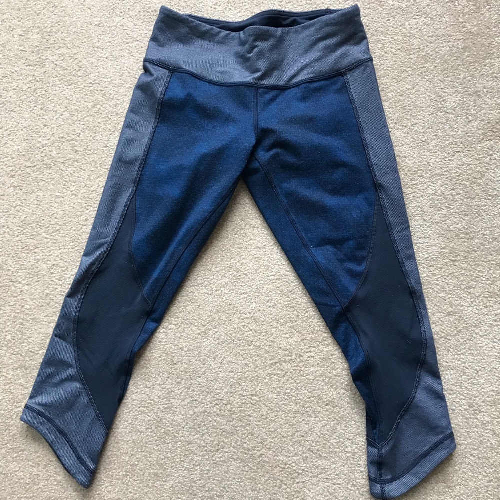 Lululemon Wunder Under Crop “sashiko”